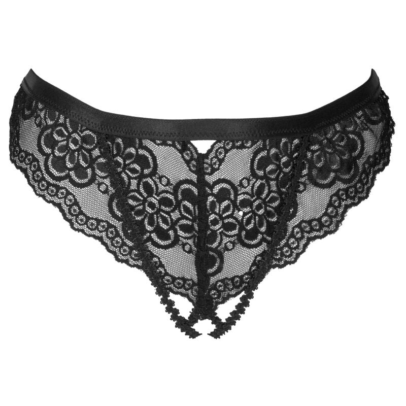 OKSURIN PANTY CROTCHLESS PRETO