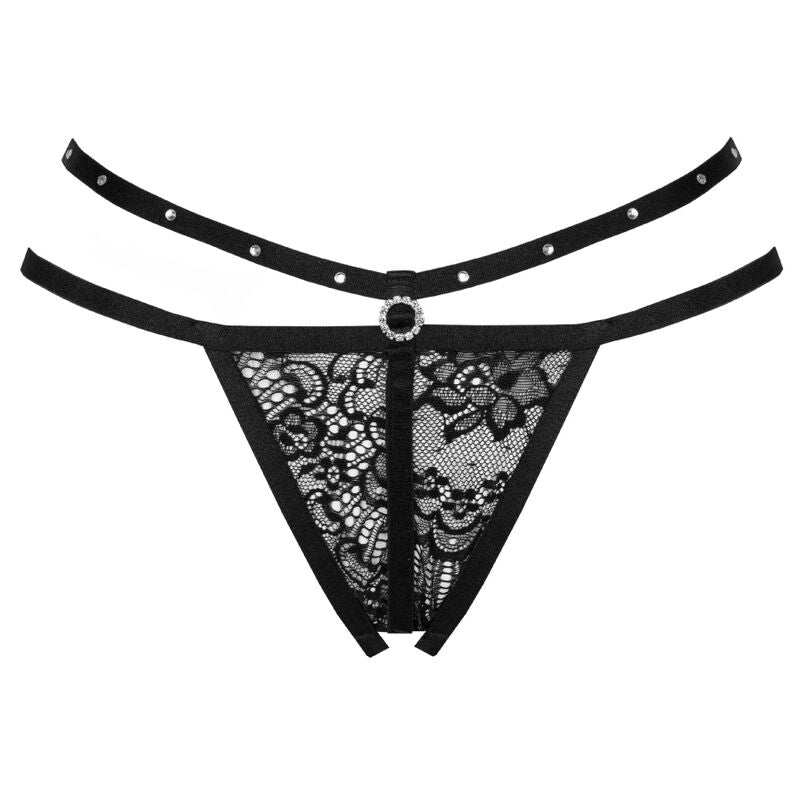 TANGA NÓMADA SEM CROTCHLESS PRETO