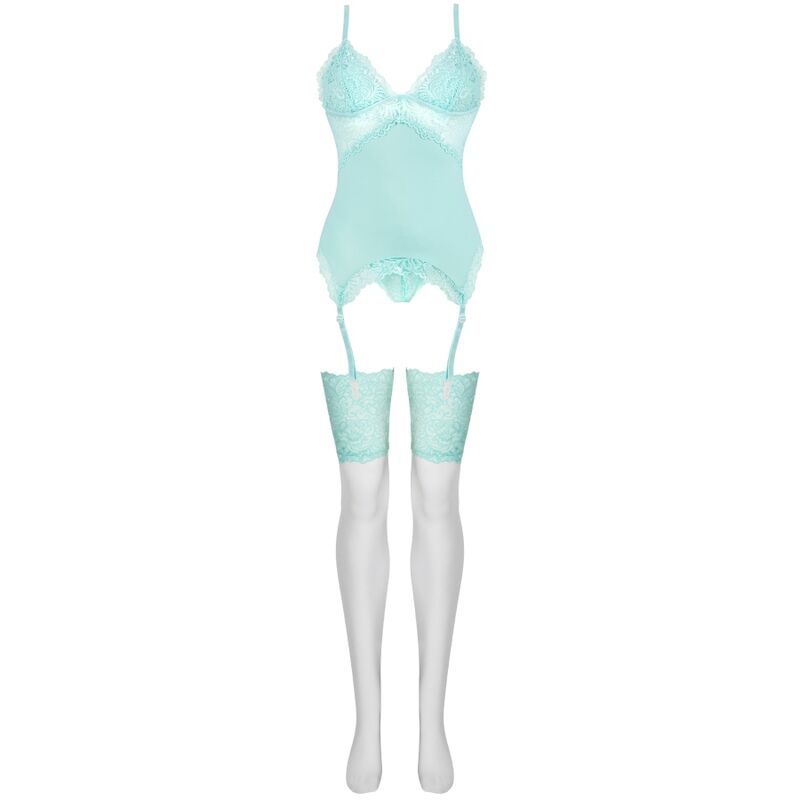 CONJUNTO PERSINNE MIT EMPORIO SET CORSET + CALCINHA + MEIAS