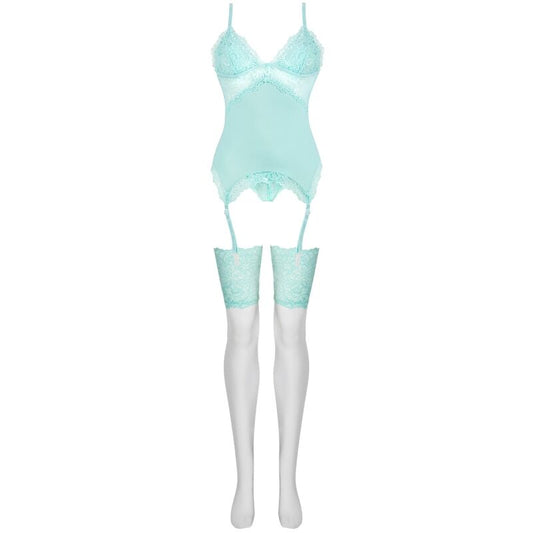 CONJUNTO PERSINNE MIT EMPORIO SET CORSET + CALCINHA + MEIAS