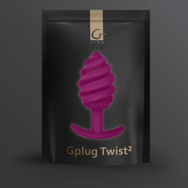 GPLUG TWIST 2 PLUG ANAL ROXO