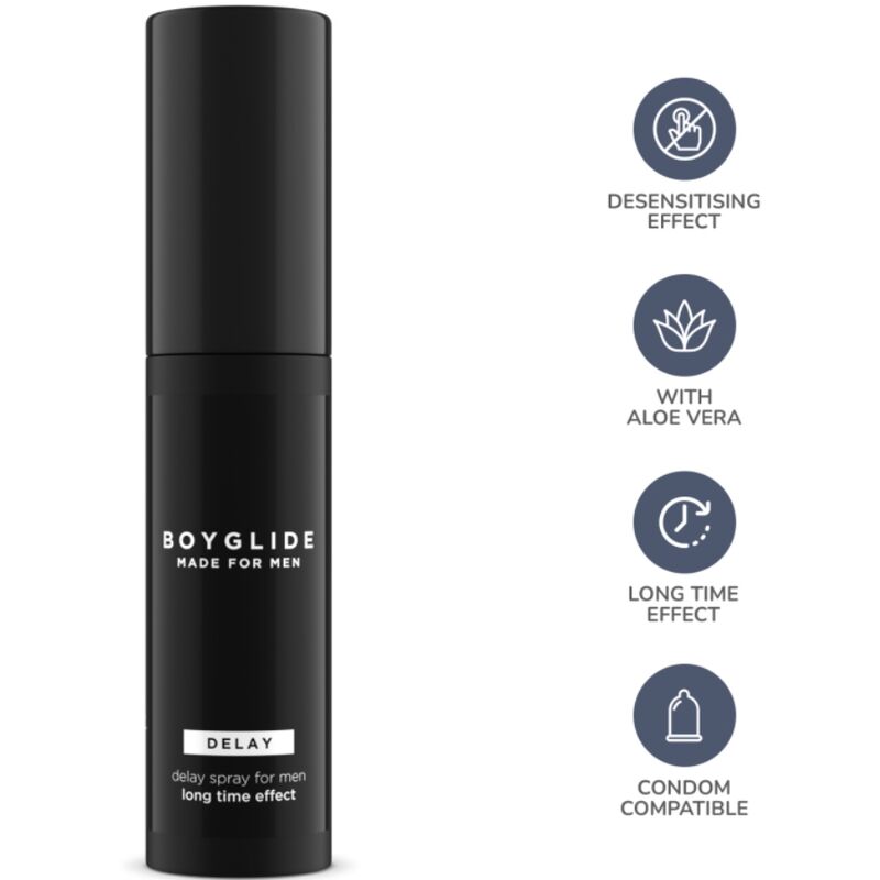 BOYGLIDE DELAY SPRAY CON EFECTO RETARDANTE 20 ML
