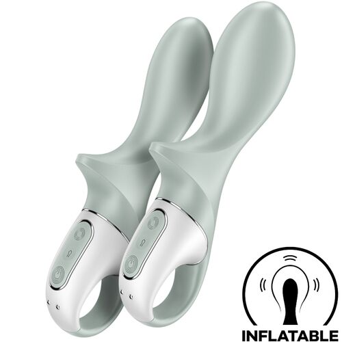 AIR PUMP BOOTY 3 VIBRADOR ANAL INFLÁVEL GREYGREEN