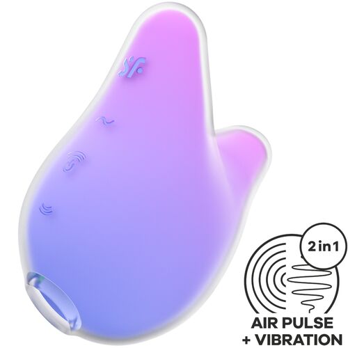 MERMAID VIBES ESTIMULADOR E VIBRADOR VIOLETA E ROSA