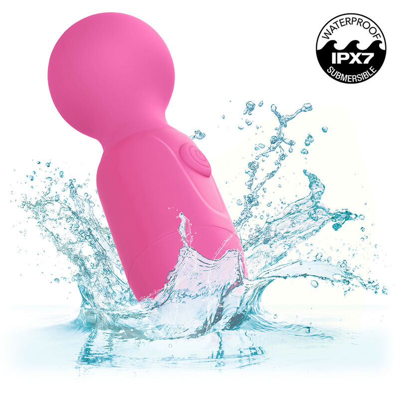 FIRST TIME MASSAGEADOR RECARREGÁVEL 10 VIBRAÇÕES ROSA