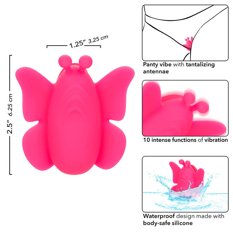 NEON VIBES FLUTTER VIBE ESTIMULADOR DE VIBRAÇÃO 10 VIBRAÇÕES ROSA