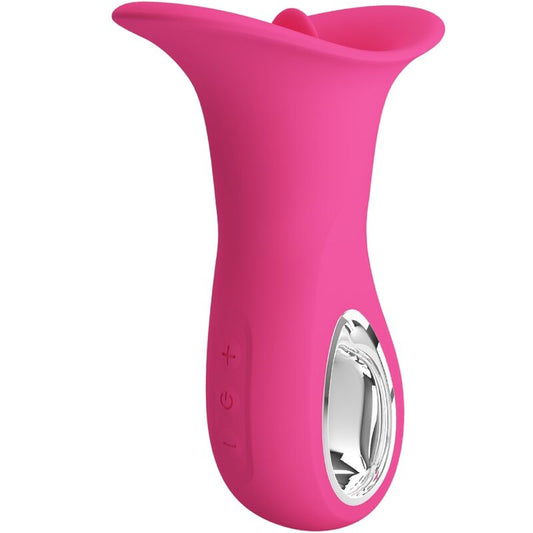 CLYDE VIBRADOR ORAL LÍNGUA VIBRANTE 12 VIBRAÇÕES ROSA