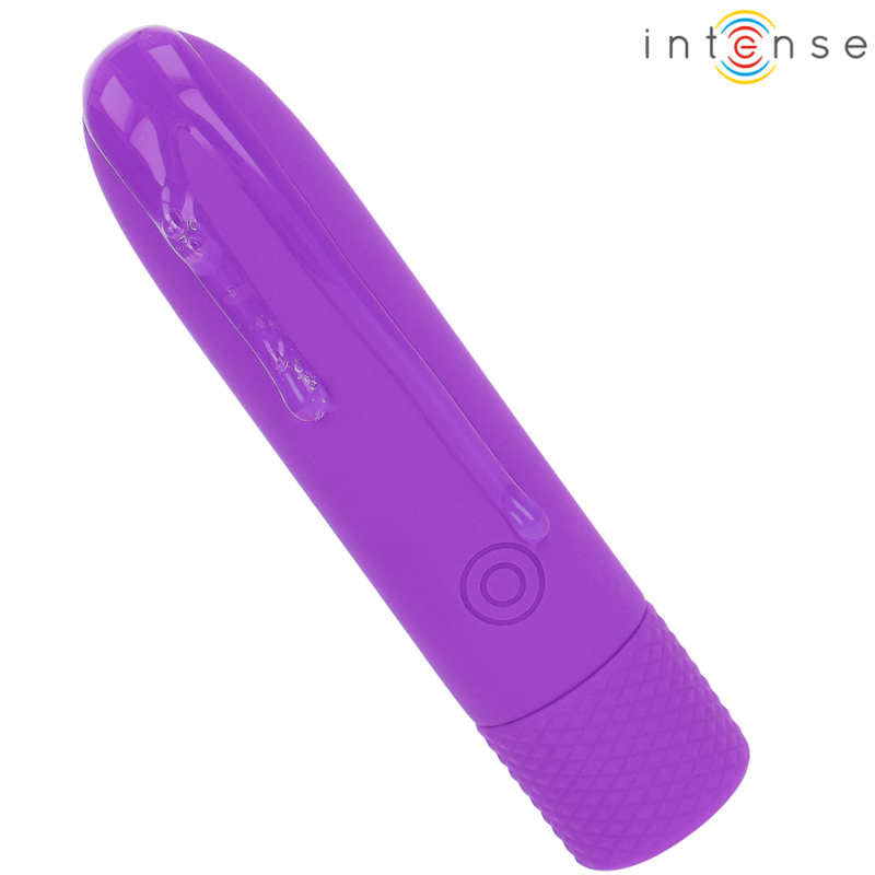 SYMONE USB RECARREGÁVEL VIBRATÓRIA BULLET 8 VIBRAÇÕES ROXO 10 X 2,2 CM