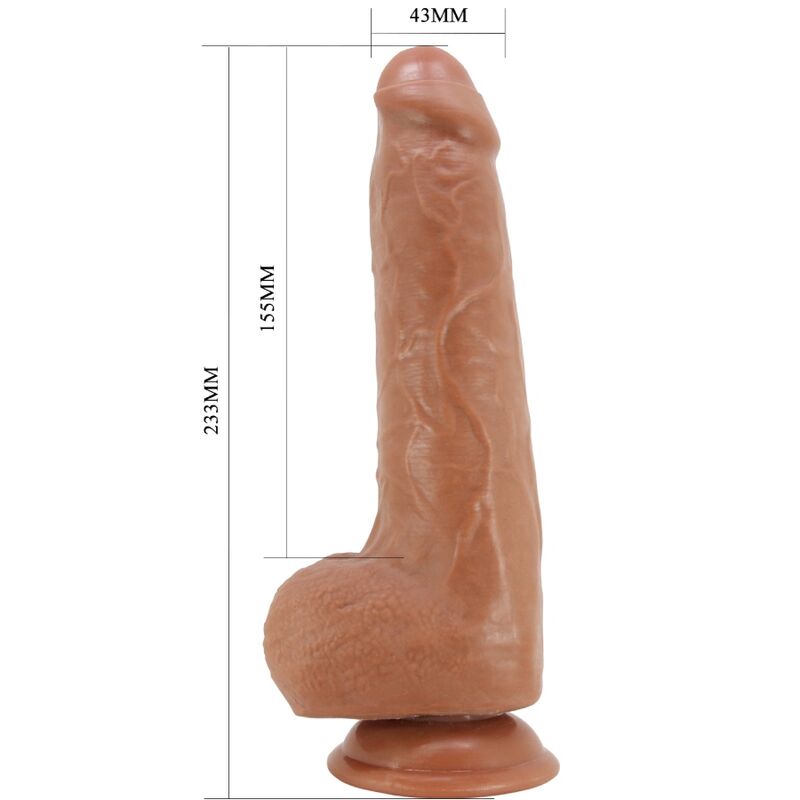 DRACO DILDO REALISTA 23 CM MODELO 2 CARNE