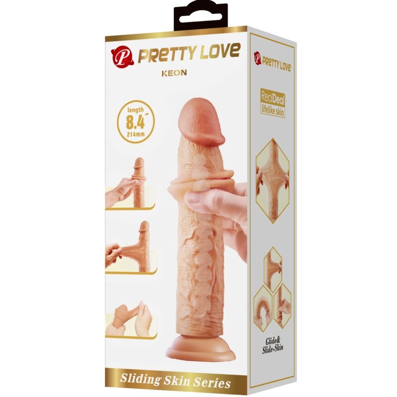 KEON DILDO REALISTA 21 CM CARNE