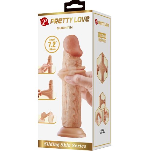 DILDO REALISTA QUENTIN 18 CM CARNE