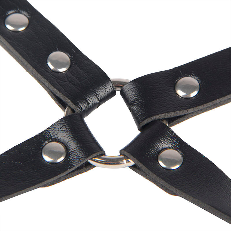 ALGEMAS COM CINTO DE BONDAGE PRETO TAMANHO ÚNICO