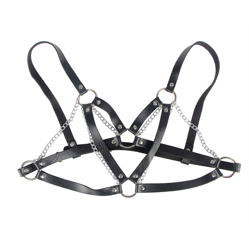 PUNK BONDAGE CINTO FIVELA DE METAL PRETO TAMANHO ÚNICO