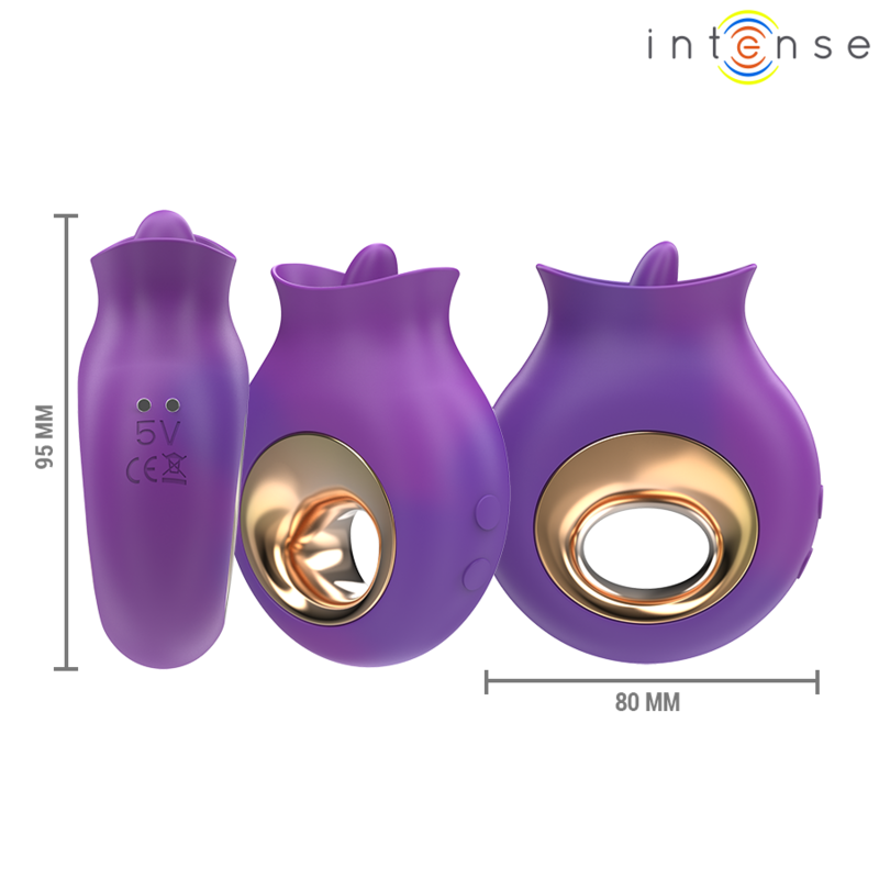 ESTIMULADOR DE CLITÓRIS TULI 9 VIBRAÇÕES E 9 OSCILAÇÕES ROXO