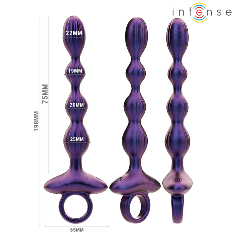 JACKIE VIBRATING ANAL PLUG MODELO 1 CONTROLE REMOTO