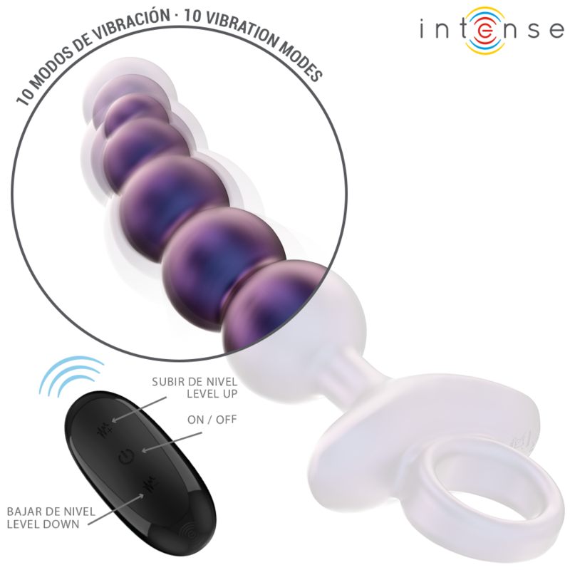 TITO VIBRADOR ANAL PLUG MODELO 3 CONTROLE REMOTO