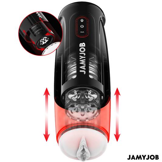 MASTURBADOR AUTOMÁTICO DE VAGINA CYCLONE 10 MODOS DE SUCÇÃO E IMPULSO