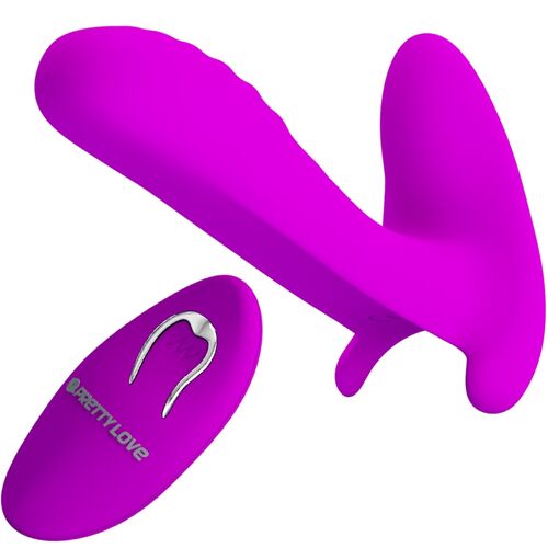 MASSAGEADOR E VIBRADOR 12 VIBRAÇÕES CONTROLE REMOTO ROXO