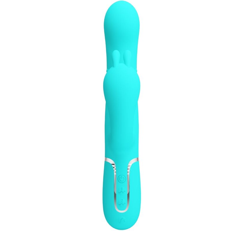 CAMMY 4 EM 1 MULTIFUNCIONAL TRIPPLE RABBIT VIBRADOR AZUL