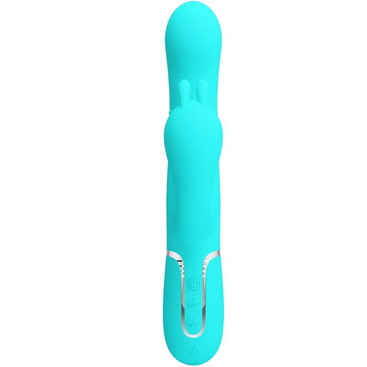 CAMMY 4 EM 1 MULTIFUNCIONAL TRIPPLE RABBIT VIBRADOR AZUL