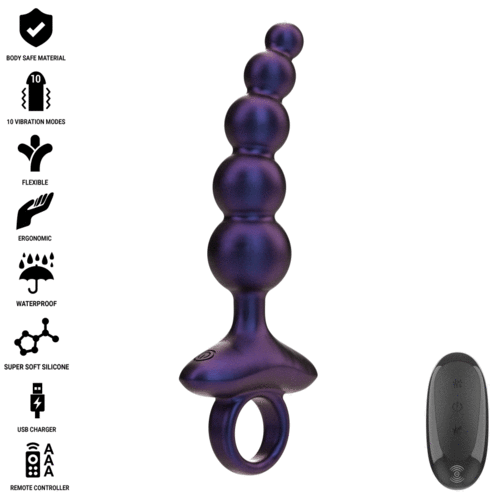 TITO VIBRADOR ANAL PLUG MODELO 3 CONTROLE REMOTO