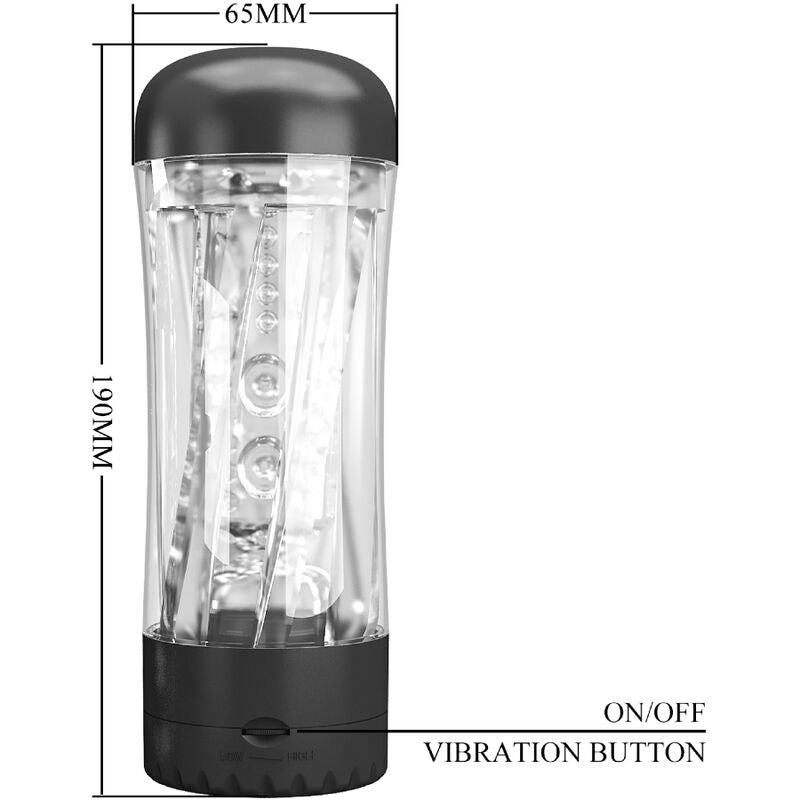 TAMARA MASTURBADOR MASCULINO MULTI-VELOCIDADE VIBRADOR PRETO