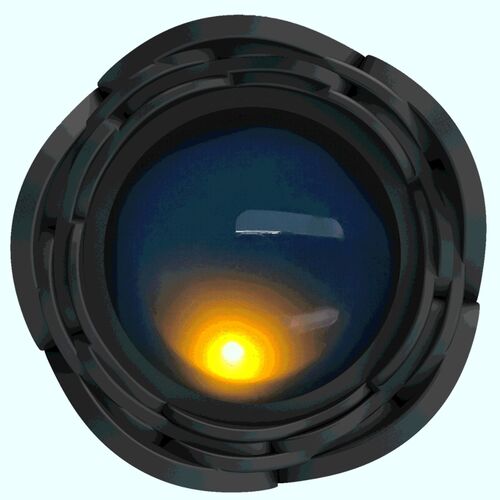 TARION ANAL PLUG COM LUZ LED PRETO 12,5 CM