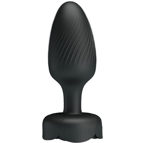 VARIAN ANAL PLUG COM LUZ LED PRETO 10,8 CM