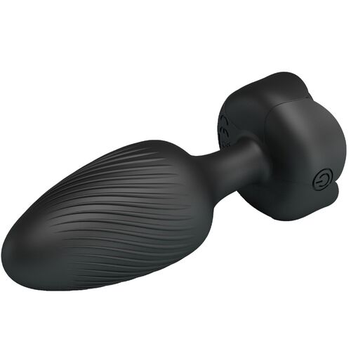 OSBORN PLUG ANAL COM LUZ LED PRETO 9,8 CM