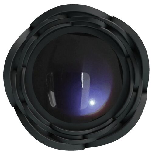 OSBORN PLUG ANAL COM LUZ LED PRETO 9,8 CM