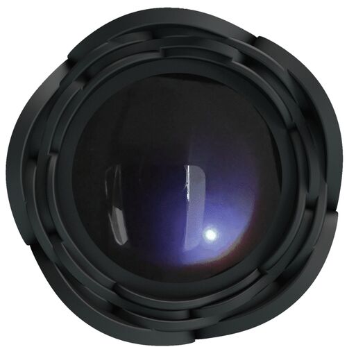 OLMAN PLUG ANAL COM LUZ LED PRETO 8,8 CM