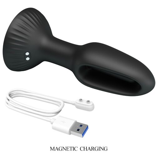PLUG ANAL HUBERT COM 7 MODOS DE VIBRAÇÃO