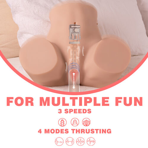 DANAE THRUSTING MASTUBADOR DE VAGINA REALISTA COM VIBRAÇÃO MULTI-POSIÇÕES