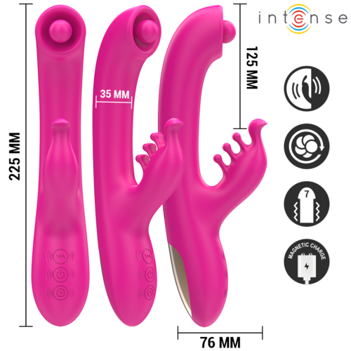 CHRISTINA MULTIFUNCIONAL RABBIT VIBRADOR 22,5 CM ROSA