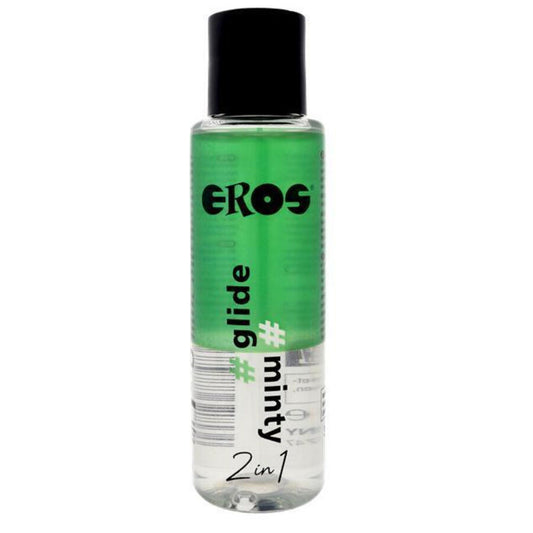 LUBRIFICANTE À BASE DE SILICONE "2 IN 1"GLIDE MENTA 100 ML