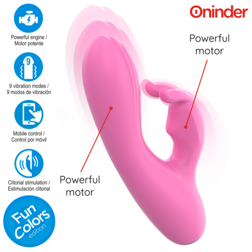 VIBRADOR LOVE BUNNY PARA PONTO G E CLITÓRIS - APLICATIVO MUNDIAL GRATUITO