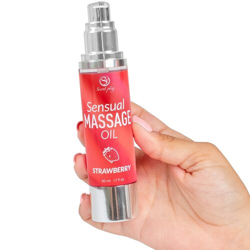 ÓLEO DE MASSAGEM DE MORANGO