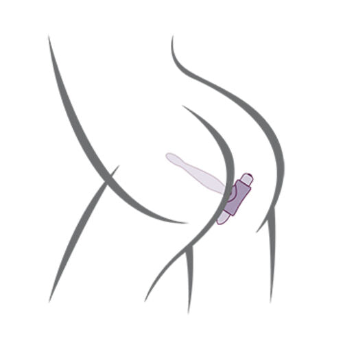 PETITE SENSATIONS TEAZER PLUG ANAL VIBRADOR ROXO