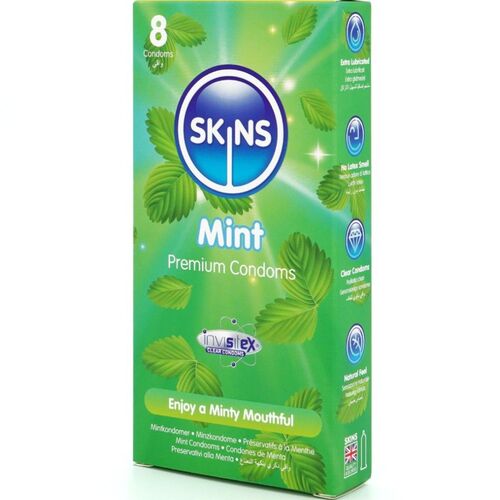 PRESERVATIVOS MINT PREMIUM PACOTE COM 8