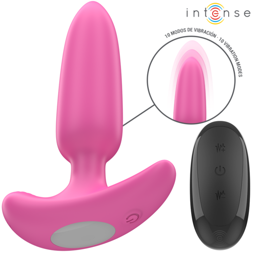 ROSS ANAL PLUG 10 VIBRAÇÕES ROSA CONTROLE REMOTO