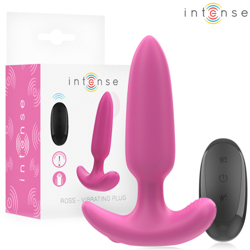ROSS ANAL PLUG 10 VIBRAÇÕES ROSA CONTROLE REMOTO