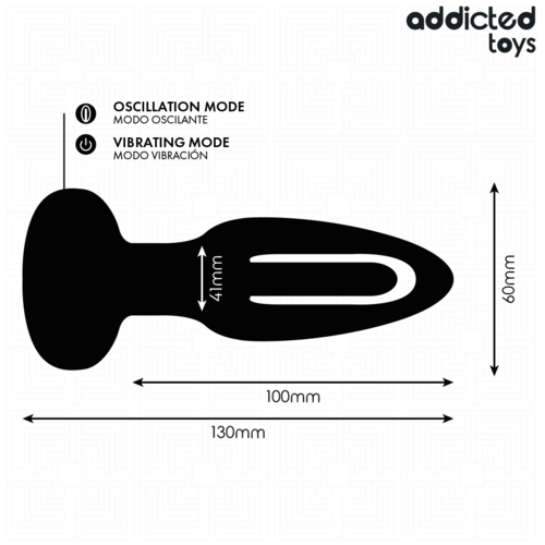 PLUG ANAL COM LÍNGUA VIBRATÓRIA E CONTROLE REMOTO