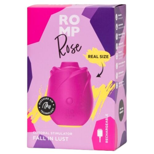 ROSE Aparelho de sucção clitoriana em formato de rosa