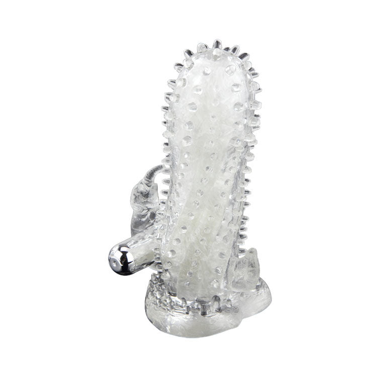 BRAVE MAN COELHO VIBRADOR EXTENSO DE PÉNIS