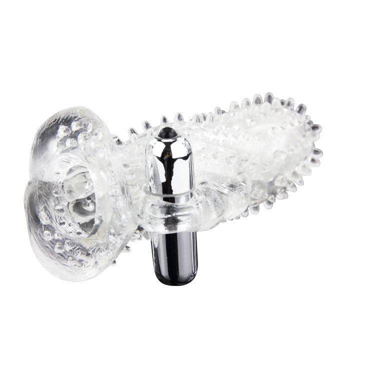 BRAVE MAN COELHO VIBRADOR EXTENSO DE PÉNIS