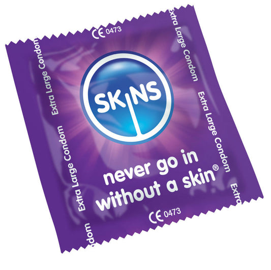 PRESERVATIVOS SKINS CONDOM EXTRA LARGE 12 UNIDADES