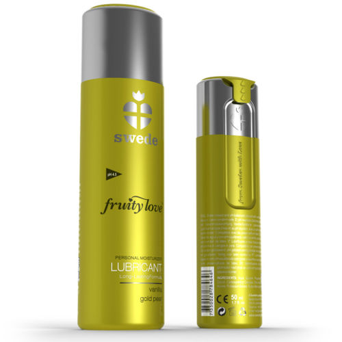 FRUITY LOVE LUBRIFICANTE BAUNILHA GOLD PEAR 50 ML