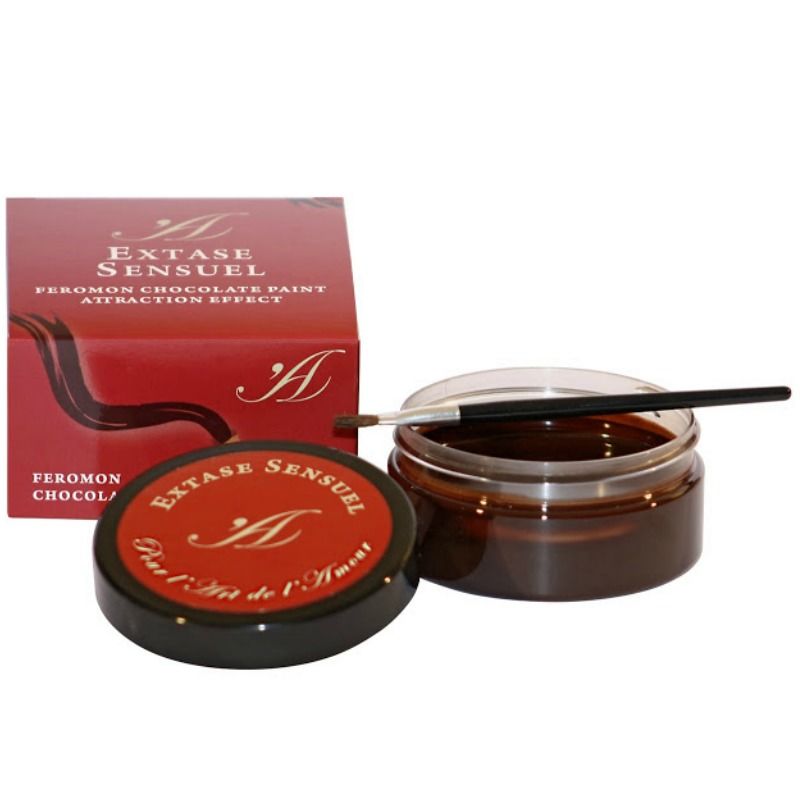 TINTA CORPORAL CHOCOLATE COM EFEITO DE ATRAÇÃO 50 ML