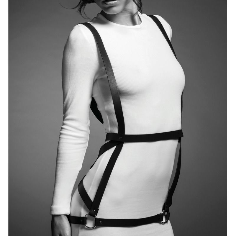 INDISCRETS MAZE HARNESS FORMA DE VESTIDO - MARROM