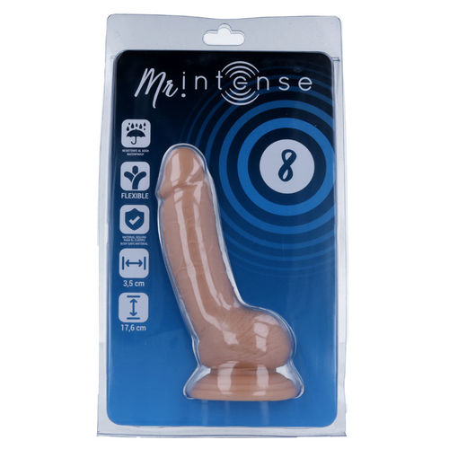 8 REALISTIC PENIS 17.6 CM -O- 3.5 CM